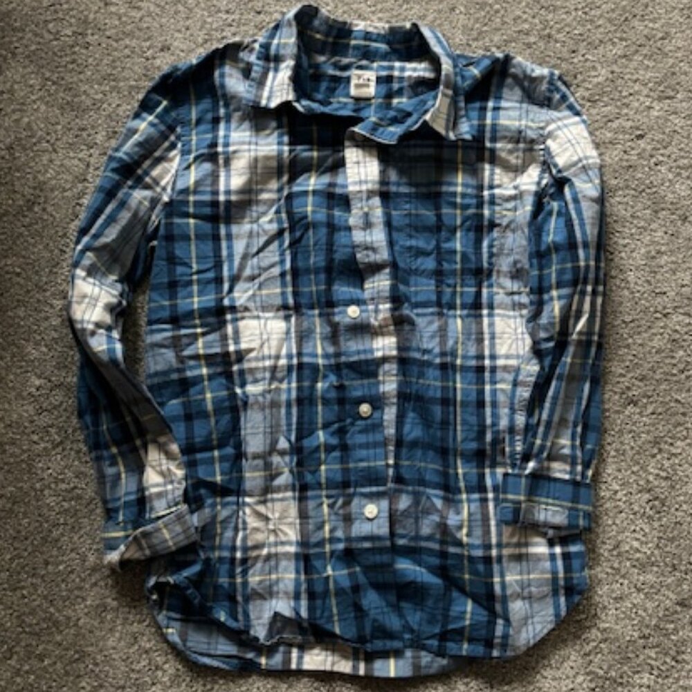 Boys Gap Long Sleeve Button Up Size 10